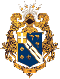 alpha phi omega coat of arms