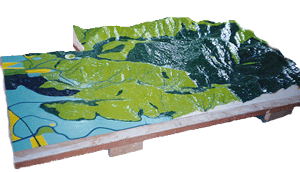 1:5000 scale model of one Aeta Ancestral Domain