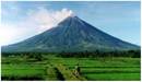 Philippine Mount Mayon Volcano's perfect cone.