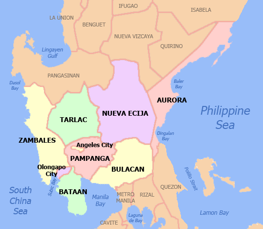 Region 3 Central Luzon Cities And Provinces In Region III Philippines 
