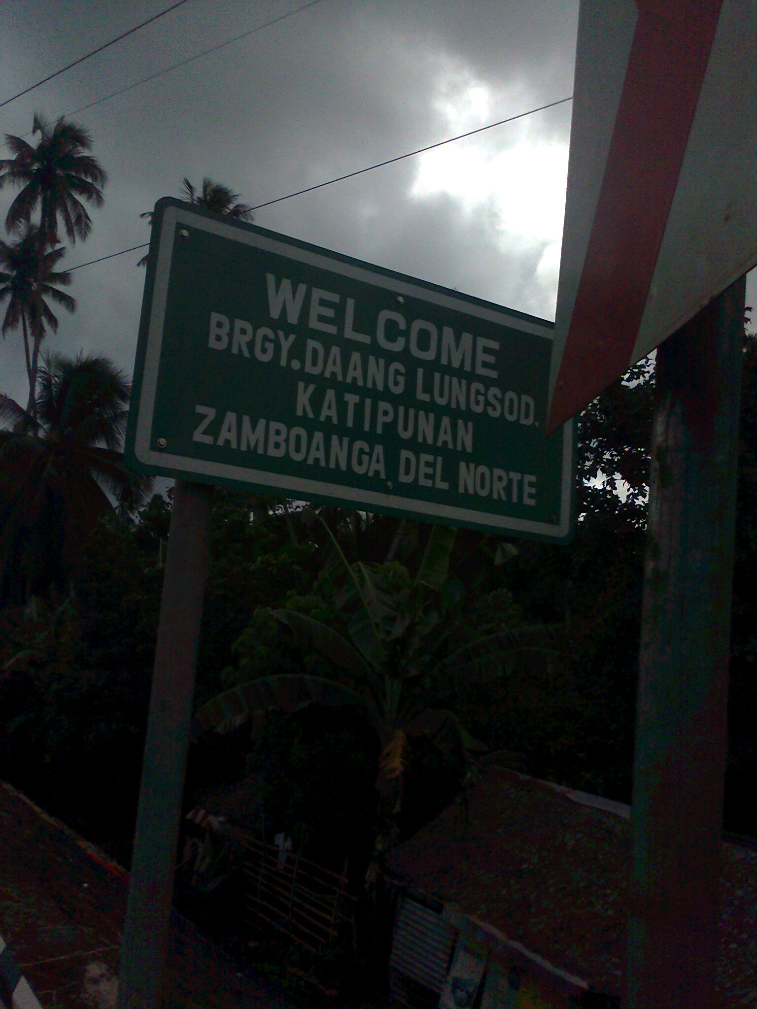 File Welcome Barangay Daang Lungsod Katipunan Zamboanga