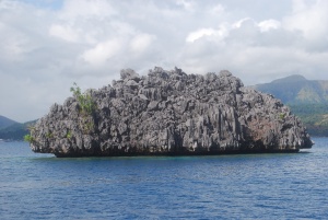 Stone islet in Coron, Palawan.JPG