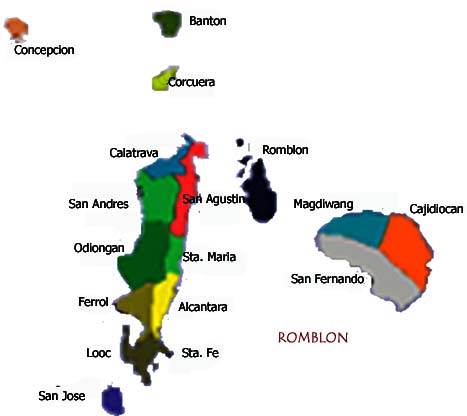 San Agustin Romblon Map