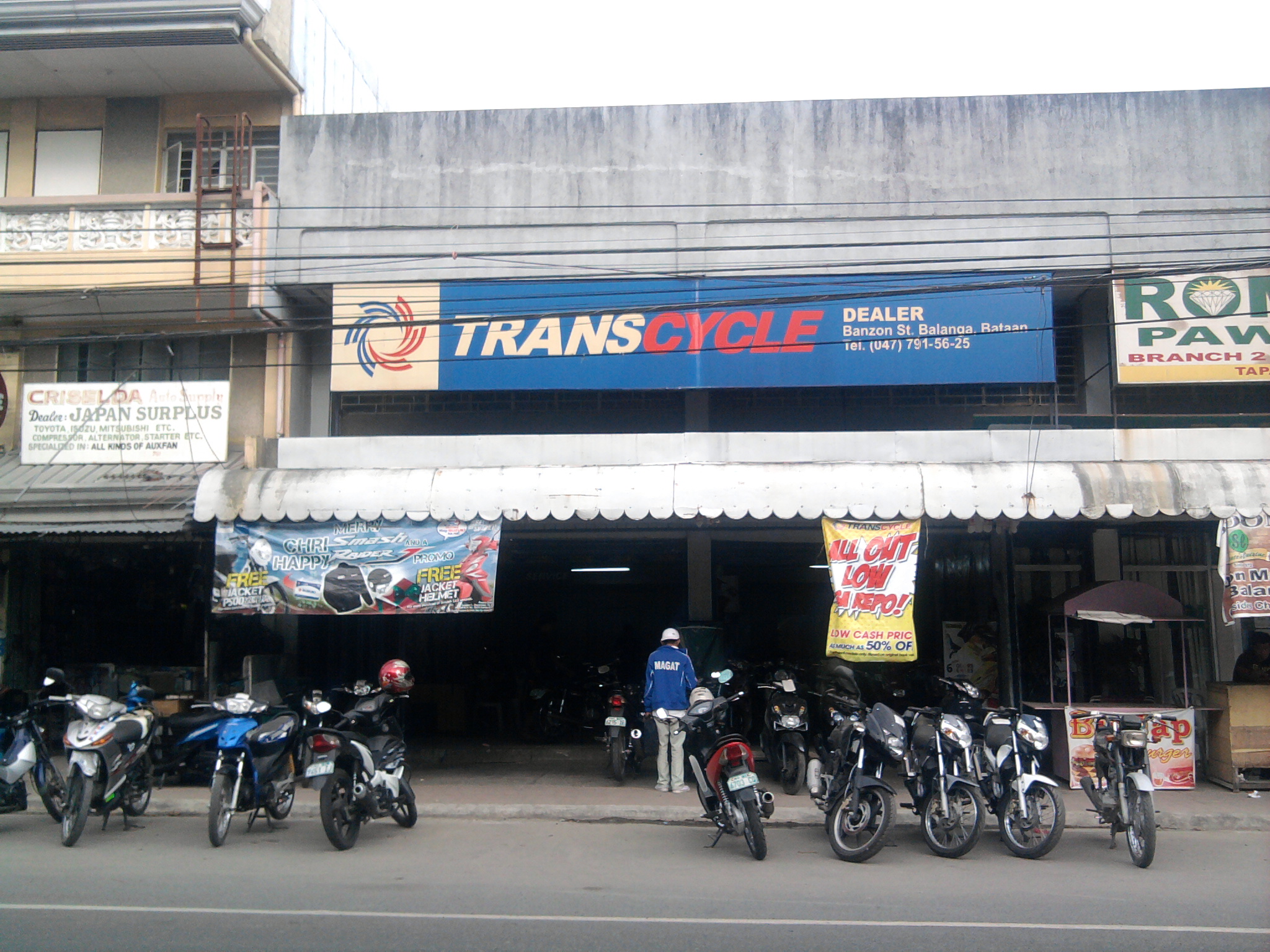 transcycle motor price list