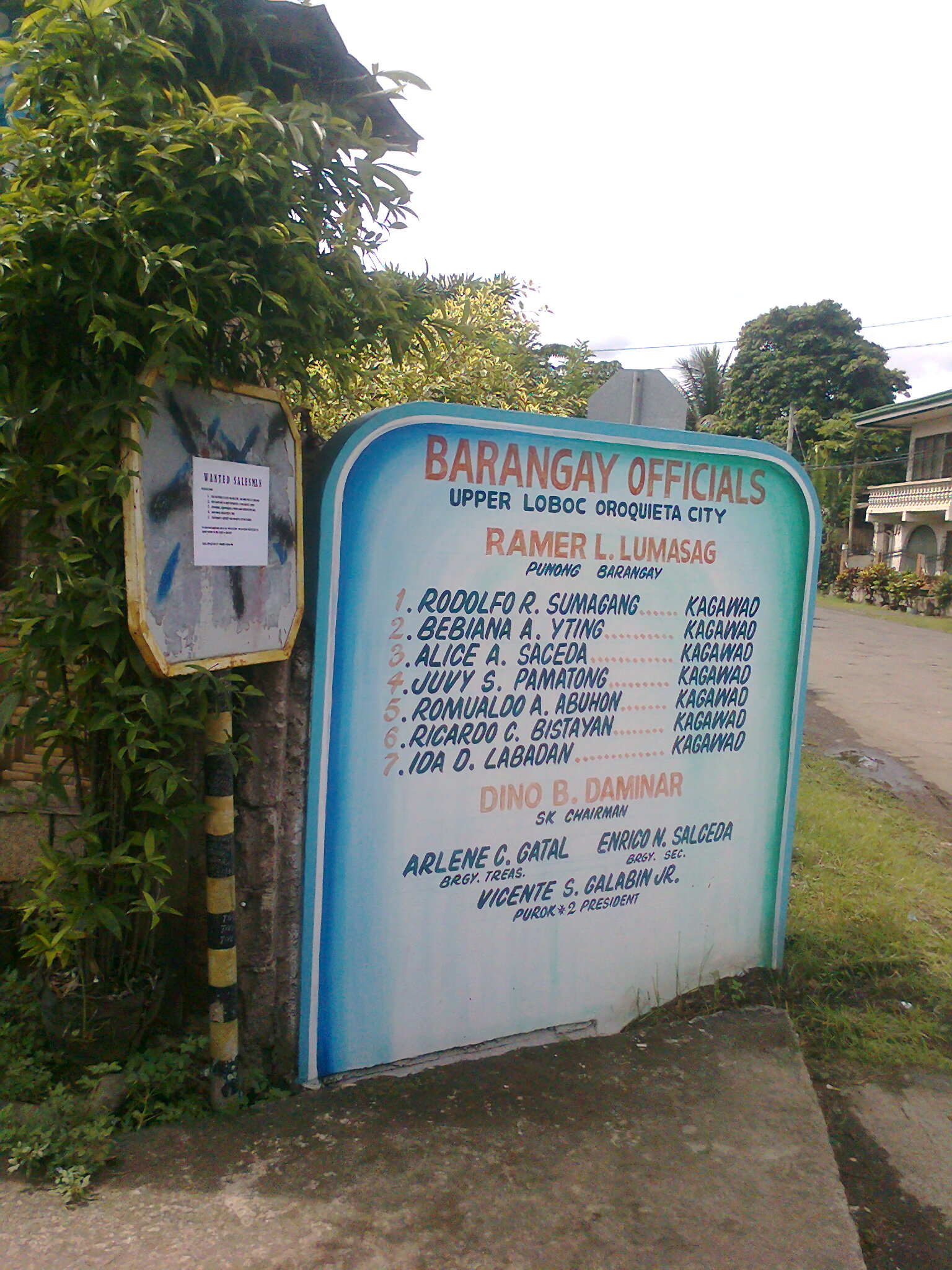 File:Barangay officials upper loboc oroquieta city.jpg - Philippines