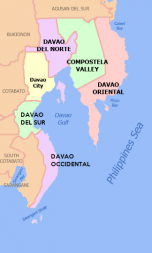 Region 11 Cities And Provinces In Davao Region XI Philippines   300px Ph Davao Region 2013 