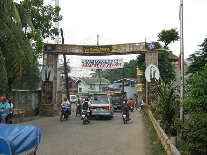 File:Entrance to the barangay of Tumaga.jpg
